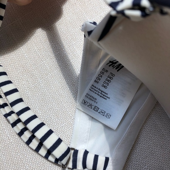 H&M High Waisted Striped Swimsuit - Picture 7 of 7